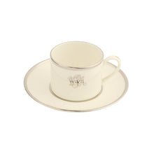 Ivory Signature Platinum With Monogram Can Teacup - Pickard China - SIPOWM-012-CN