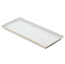  Ultra-White Signature Gold No Monogram Large Sushi Tray - Pickard China - USIGONM-199-FY