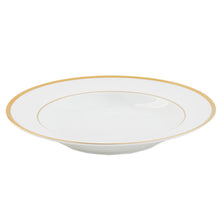  Ultra-White Signature Gold No Monogram Soup Plate - Pickard China - USIGONM-024-SP