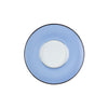 Ultra-White Georgian ColorSheen Light Blue - Platinum Banding - Teacup Saucer