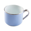 Ultra-White Georgian ColorSheen Light Blue - Platinum Banding - Teacup