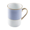 Ultra-White Georgian ColorSheen Light Blue - Platinum Banding - Can Mug
