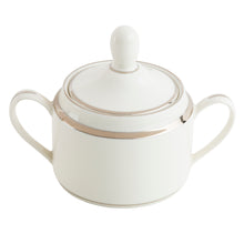  White Signature Platinum No Monogram Can Sugar Dish and Cover