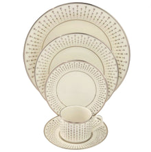  Constellation Platinum Ivory 5 Piece Place Setting - Pickard China - CONSIL-502-TR