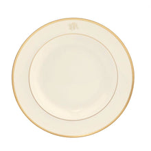  Ivory Signature Gold With Monogram Dinner Plate - Pickard China - SIGOWM-001-DX
