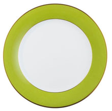  Ultra-White ColorSheen Apple Green Gold Dinner Plate - Pickard China - UCHSAGG-001-TR