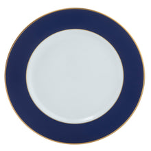  Ultra-White ColorSheen Navy-Blue Gold Charger Plate - Pickard China - UCSHNBG-059-DX