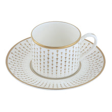  Ultra-White Constellation Gold Teacup - Pickard China - UCONGOL-012-CN