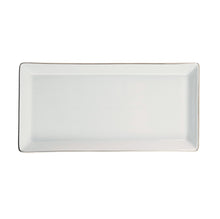  White Signature Platinum No Monogram Large Sushi Tray - Pickard China - WSIPLNM-199-FY