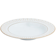  Ultra-White Constellation Gold Soup Plate - Pickard China - UCONGOL-024-SP