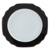 Ultra-White Georgian ColorSheen Black - Gold Banding - Dinner Plate - Pickard China - UGCSBKG-001-GA