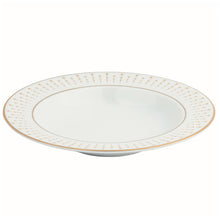  White Constellation Gold Soup Plate - Pickard China - WCONGOL-024-SP