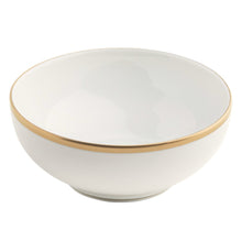  White Signature Gold No Monogram Rice Bowl - Embassy Bowl - Pickard China - WSIGONM-029-EM