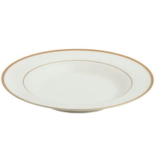  White Signature Gold No Monogram Soup Plate - Pickard China - WSIGONM-024-SP