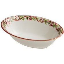  White Winter Festival Oval Vegetable Bowl - Pickard China - WWINFEG-041-DX